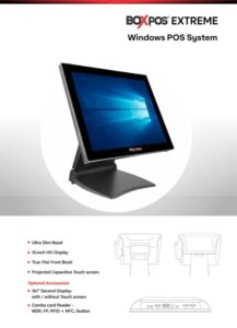 BOXPOS Extreme POS Billing Machine with 15 Inch Touch Display