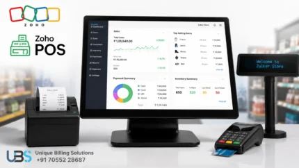 Zoho POS Billing Software Dashboard