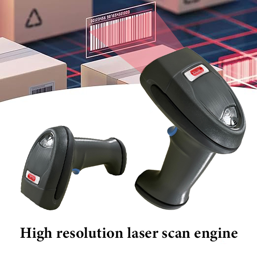 RETSOL LS600+, 1D Barcode Scanner, Laser Scanner, Barcode Reader, POS Scanner, Retail Scanner, Inventory Scanner, Logistics Scanner, Billing Equipment, Retail Automation, Checkout Scanner, Business Automation