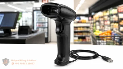 RETSOL D1020N 2D Wired Handheld Scanner for retail billing and barcode scanning